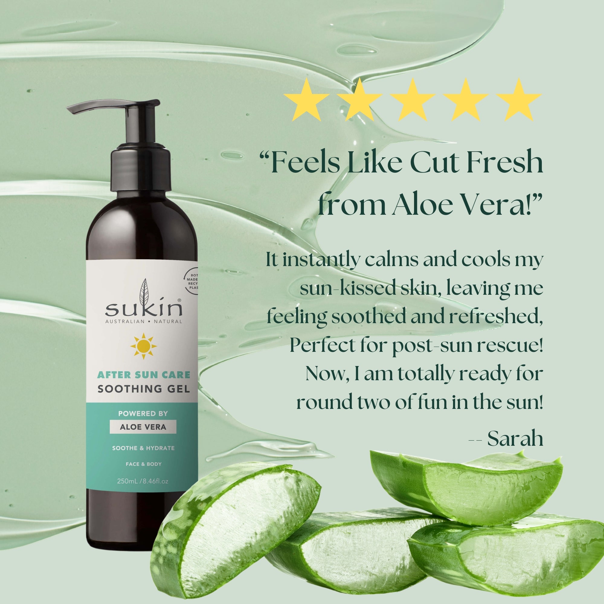 SOOTHING GEL | AFTER SUN CARE | 250ML